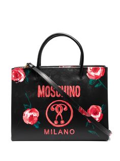 Moschino сумка-тоут с логотипом Double Question Mark