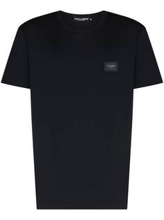 Dolce & Gabbana футболка с нашивкой-логотипом