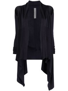 Rick Owens кардиган с драпировкой