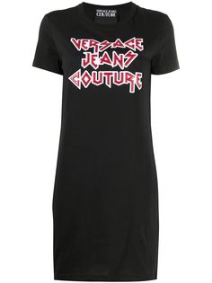 Versace Jeans Couture платье-футболка с логотипом