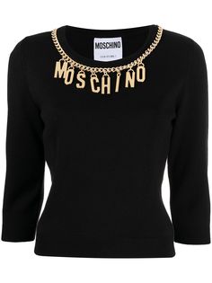 Moschino декорированный топ