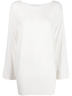 Allude джемпер с вырезом-лодочкой