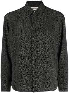 Saint Laurent рубашка в горох