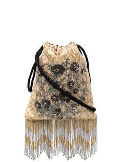 Etro декорированная сумка-ведро с кисточками