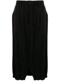 Yohji Yamamoto укороченные брюки Classic Crow