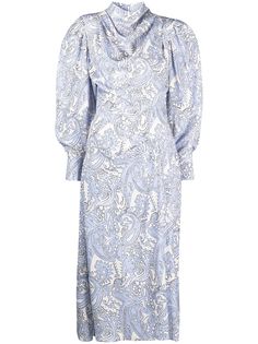 Isabel Marant платье Berni с длинным рукавами