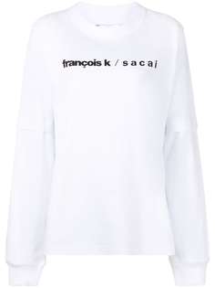 Sacai топ Francois K. с длинными рукавами