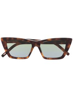 Saint Laurent Eyewear солнцезащитные очки New Wave черепаховой расцветки