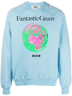 MSGM толстовка Fantastic Green