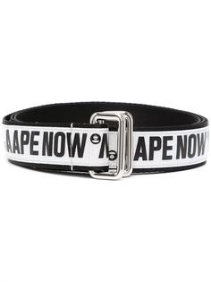 AAPE BY *A BATHING APE® ремень с D-образной пряжкой