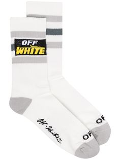 Off-White носки с логотипом