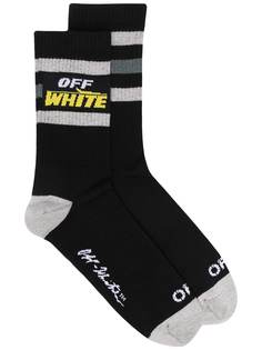 Off-White носки с логотипом