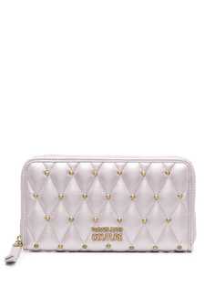 Versace Jeans Couture кошелек с эффектом металлик и заклепками