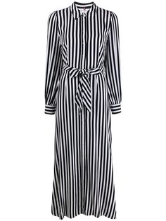 Tommy Hilfiger полосатое платье-рубашка длины макси