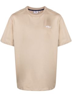 Fila футболка с вышитым логотипом