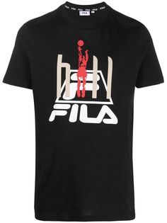 Fila футболка с принтом