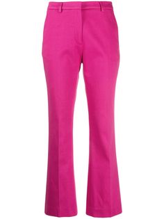 Pt01 cropped flared trousers