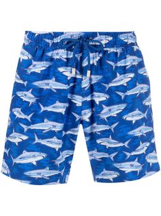 Bluemint shark-print swim shorts