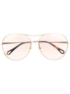 Chloé Eyewear солнцезащитные очки-авиаторы