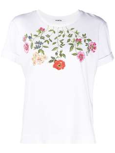 Vivetta футболка с цветочным принтом