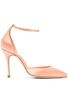 Manolo Blahnik туфли-лодочки Мэри Джейн с заостренным носком