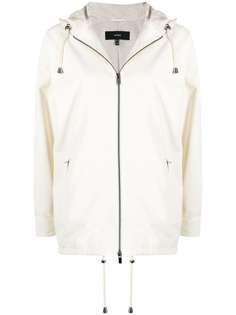 Arma hooded zip-up jacket