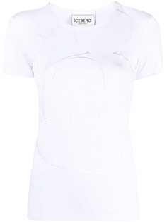 Iceberg Mickey Mouse-patch T-shirt