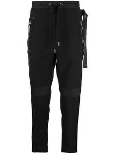 Les Hommes drawstring-waist slim-fit trousers