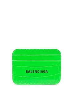 Balenciaga logo-print cardholder