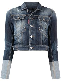 Dsquared2 укороченная джинсовая куртка