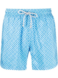 Bluemint micro-print drawstring swim shorts