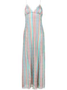 M Missoni striped sleeveless maxi dress