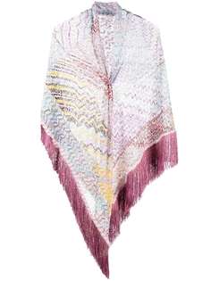 Missoni fringed signature-woven shawl