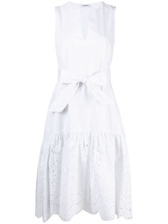 P.A.R.O.S.H. broderie anglaise tie-waist dress