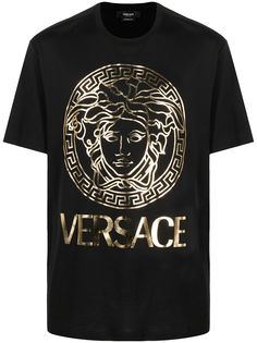 Versace футболка с принтом Medusa