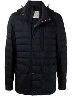 Moncler пуховик с капюшоном