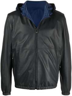 Corneliani reversible leather jacket