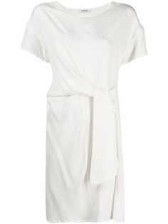 P.A.R.O.S.H. tie-front silk wrap dress