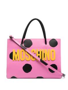 Moschino сумка-тоут с логотипом