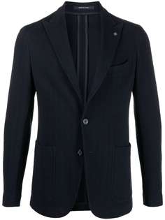 Tagliatore single-breasted cotton blazer