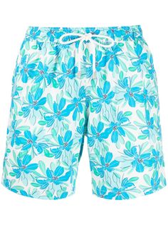 Bluemint floral-print drawstring swim shorts