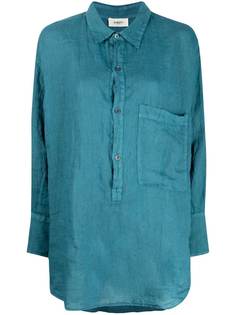 Barena long-sleeved linen shirt