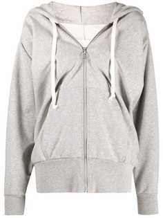 Maison Margiela draped zip-up hoodie