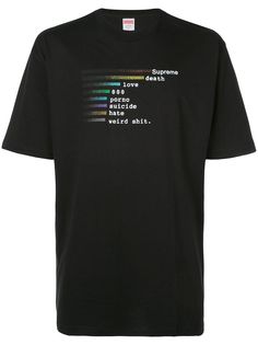 Supreme футболка с принтом