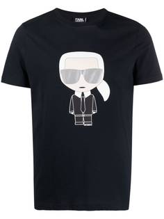 Karl Lagerfeld футболка с принтом Ikonik