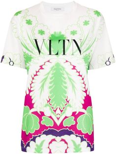 Valentino футболка с логотипом VLTN