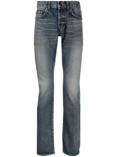 Saint Laurent mid-rise slim-fit jeans