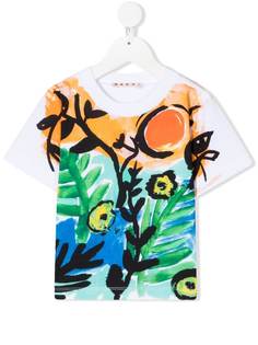 Marni Kids graphic-print cotton T-shirt