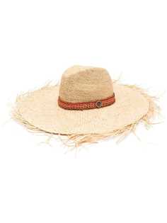 catarzi frayed edge sun hat
