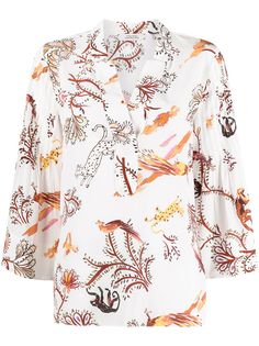 Dorothee Schumacher блузка с цветочным принтом
